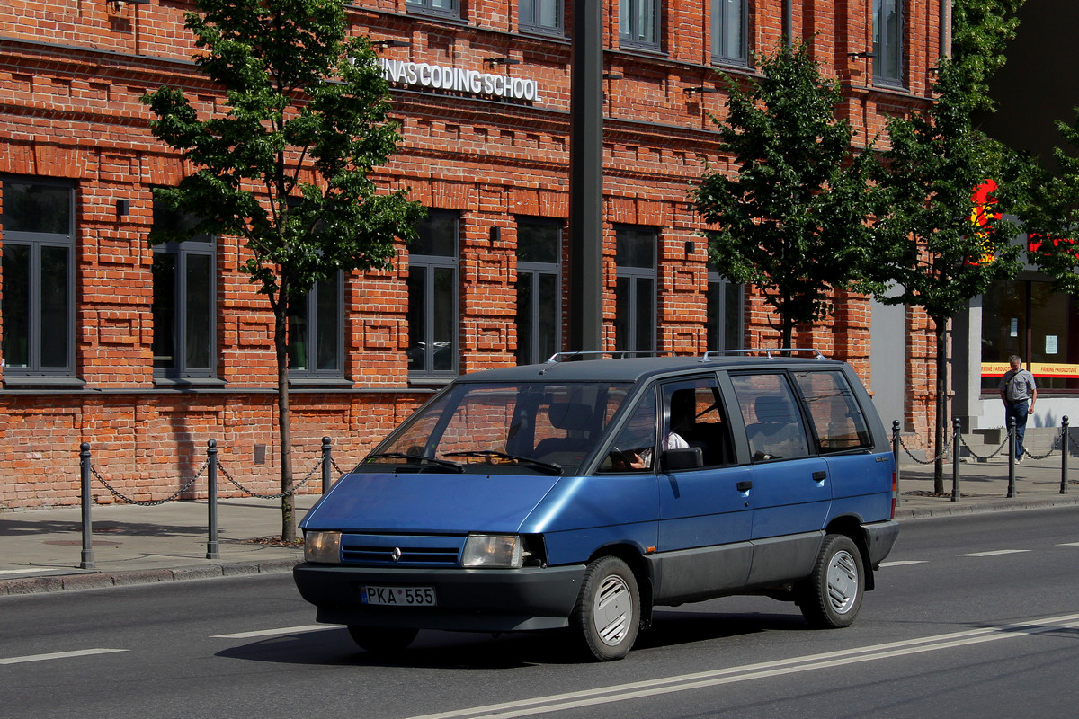 Литва, № PKA 555 — Renault Espace (1G) '84-91