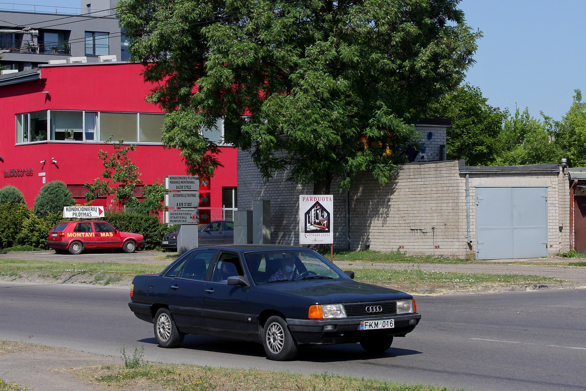 Литва, № FKM 016 — Audi 100 (C3) '82-91