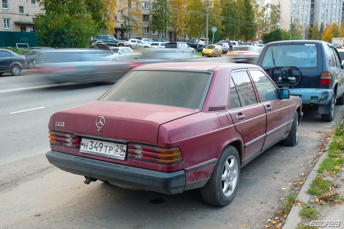 Архангельская область, № Н 349 ТР 29 — Mercedes-Benz (W201) '82-93
