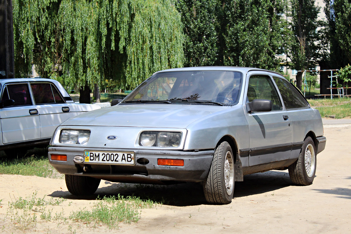 Сумская область, № ВМ 2002 АВ — Ford Sierra MkI '82-87