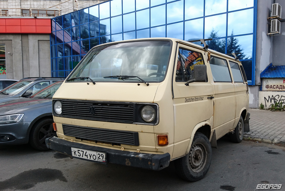 Архангельская область, № К 574 УО 29 — Volkswagen Typ 2 (Т3) '79-92