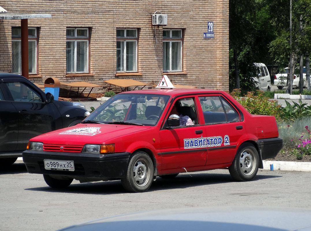 Приморский край, № О 989 НХ 25 — Nissan Pulsar/Sunny (N13) '86-90