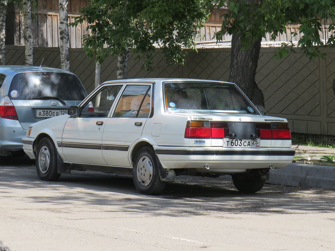 Приморский край, № Т 603 СА 25 — Toyota Corolla (E80) '83-87