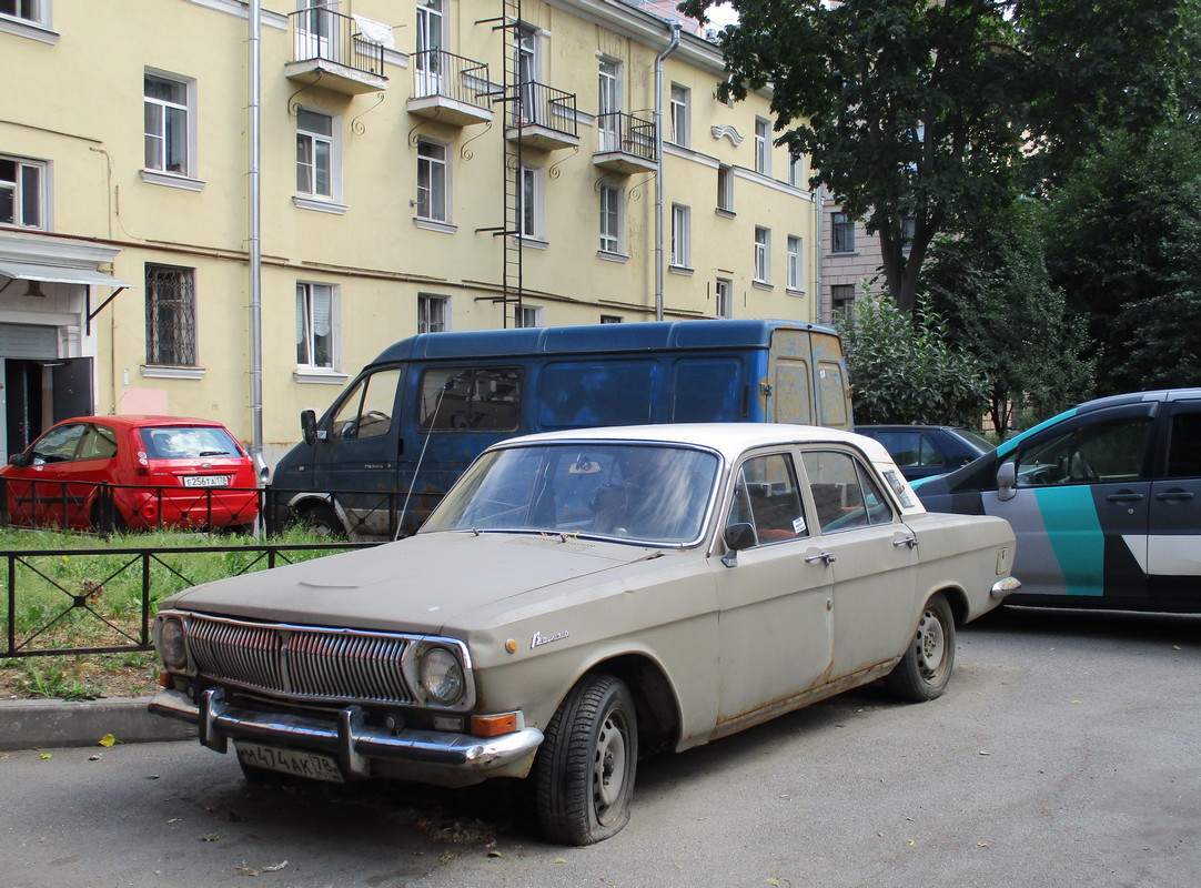 Санкт-Петербург, № М 474 АК 78 — ГАЗ-24 Волга '68-86