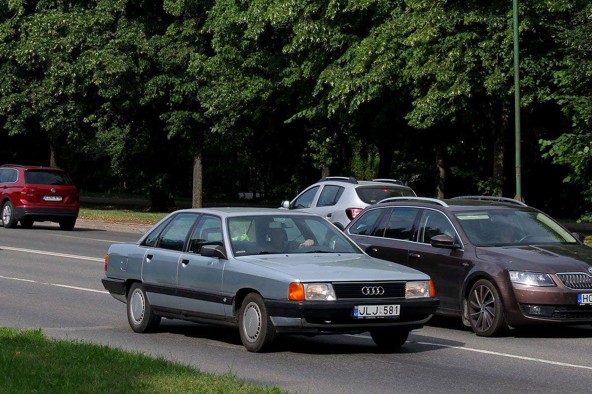 Литва, № JLJ 581 — Audi 100 (C3) '82-91