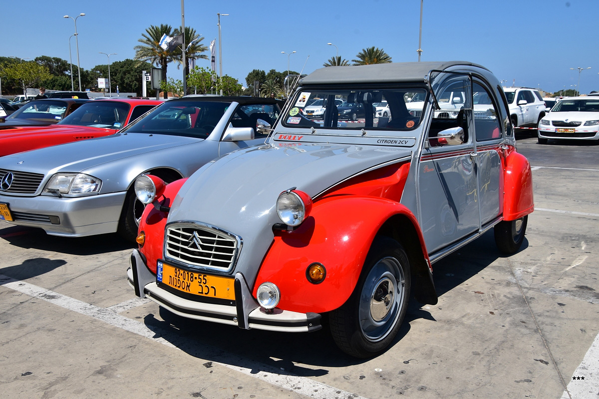 Израиль, № 92-018-55 — Citroën 2CV '49-90