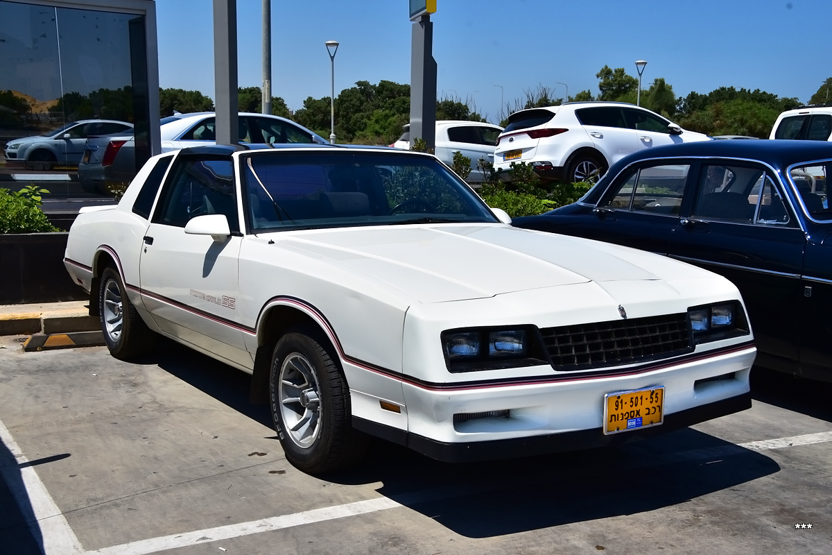 Израиль, № 91-501-55 — Chevrolet Monte Carlo (4G) '81-88