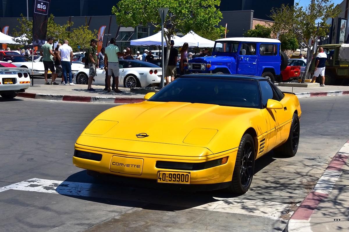 Израиль, № 40-999-00 — Chevrolet Corvette (C4) '84-96