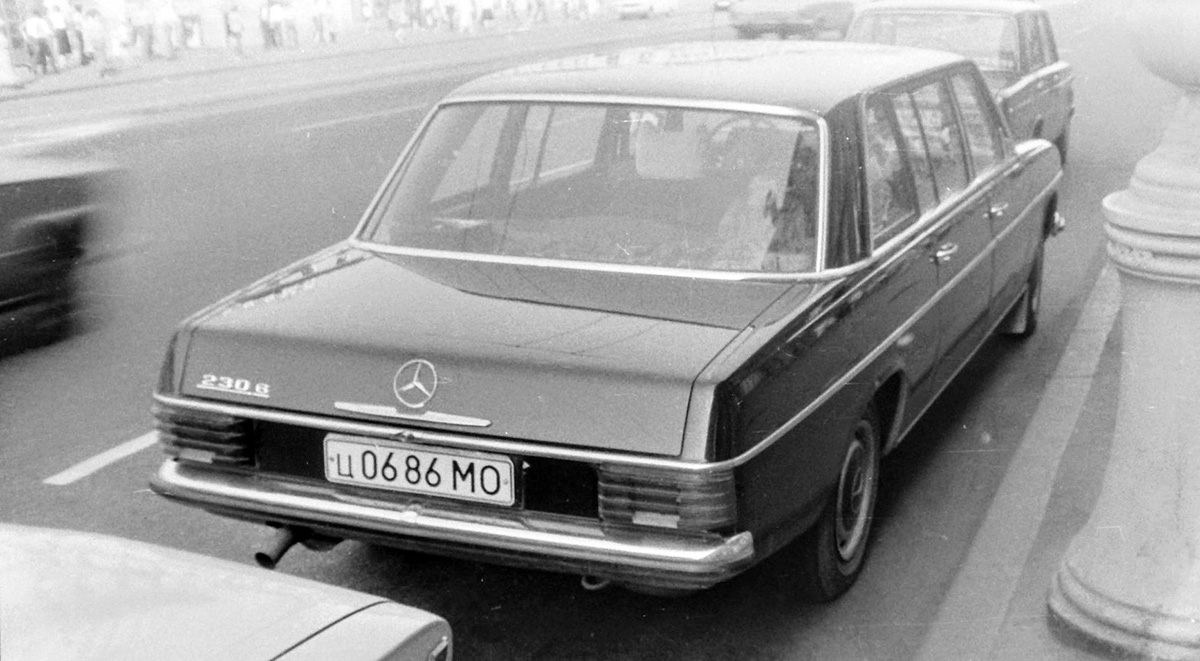 Москва, № Ц 0686 МО — Mercedes-Benz (W114/W115) '72-76