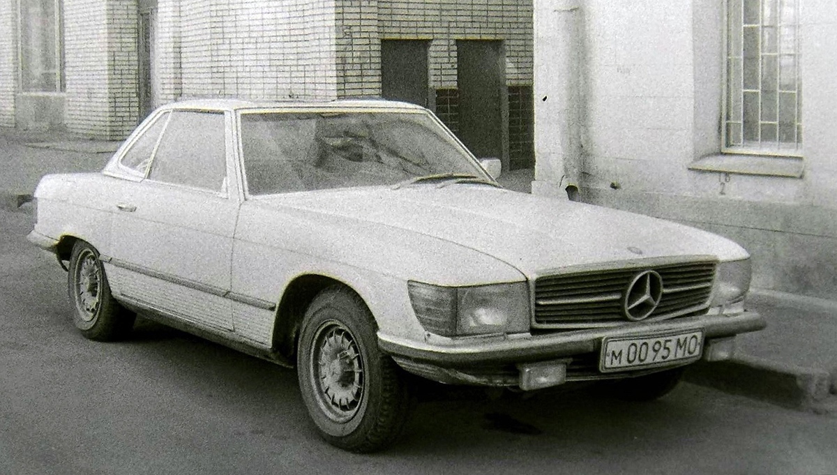 Москва, № М 0095 МО — Mercedes-Benz (R107/C107) '71-89