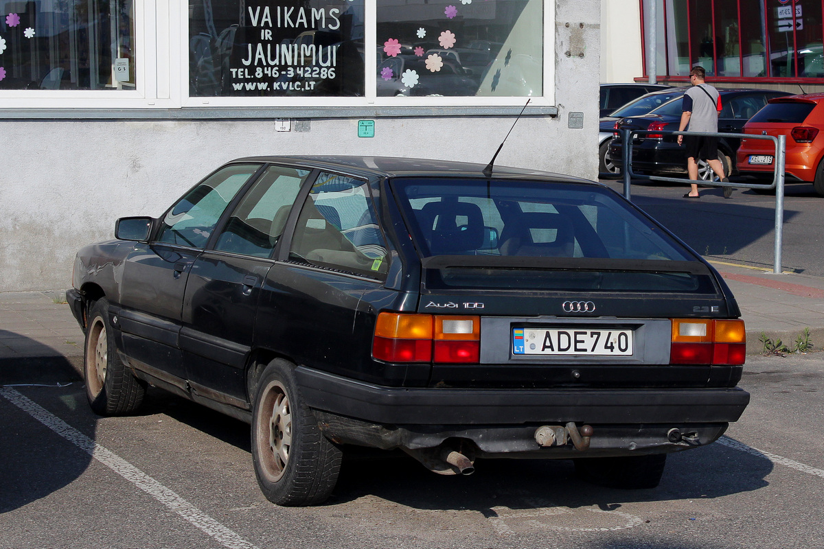 Литва, № ADE 740 — Audi 100 Avant (C3) '82-91