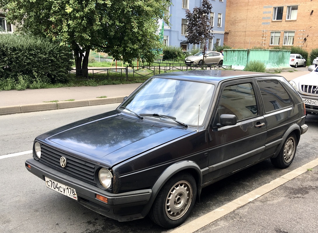 Санкт-Петербург, № С 704 СУ 178 — Volkswagen Golf (Typ 19) '83-92