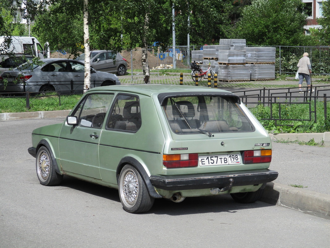 Санкт-Петербург, № Е 157 ТВ 198 — Volkswagen Golf (Typ 17) '74-88