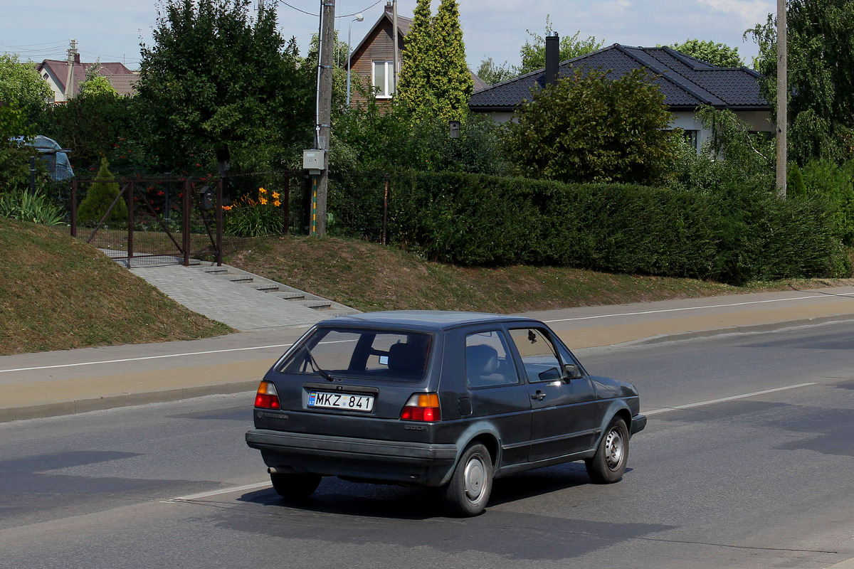 Литва, № MKZ 841 — Volkswagen Golf (Typ 19) '83-92