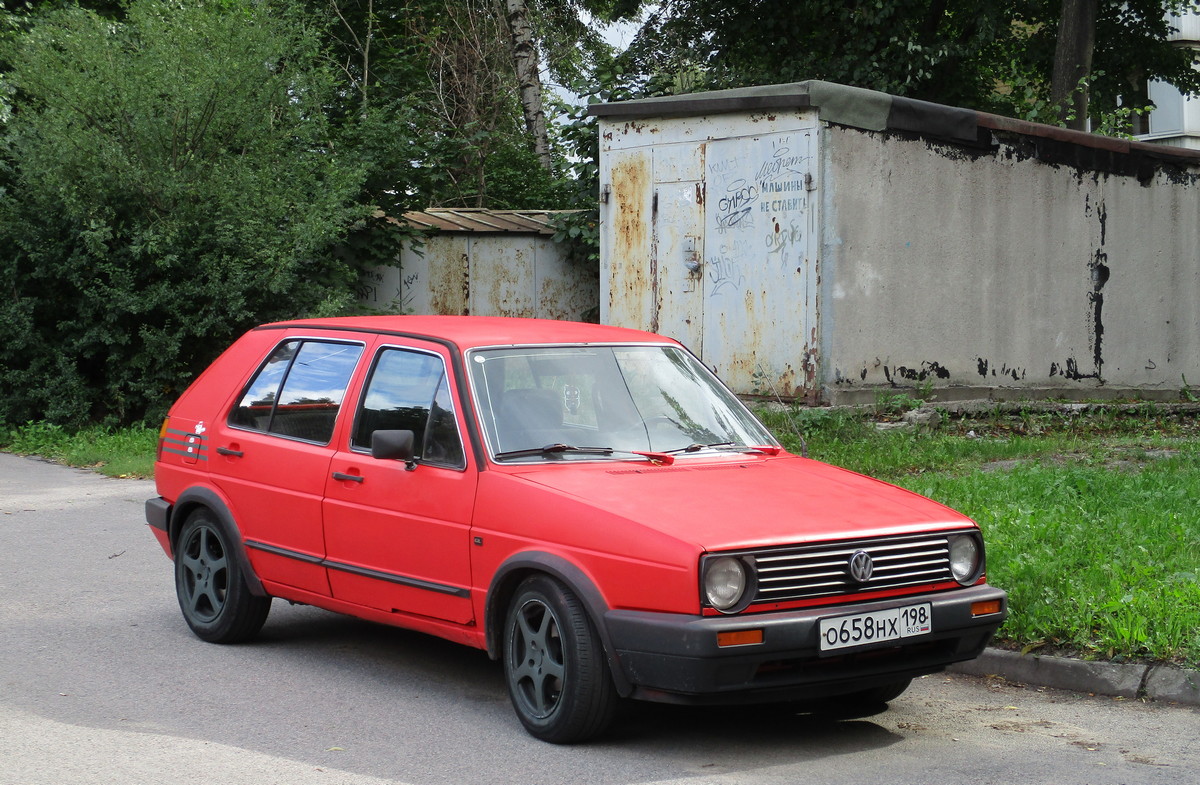 Санкт-Петербург, № О 658 НХ 198 — Volkswagen Golf (Typ 19) '83-92
