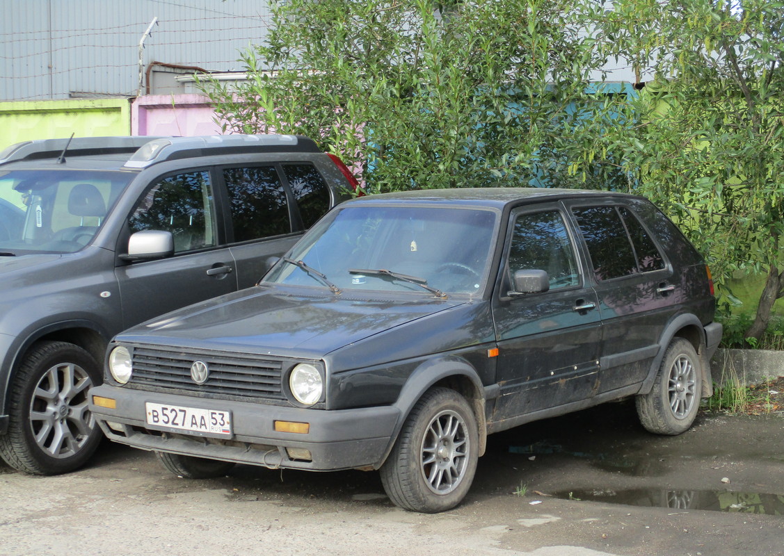 Новгородская область, № В 527 АА 53 — Volkswagen Golf (Typ 19) '83-92