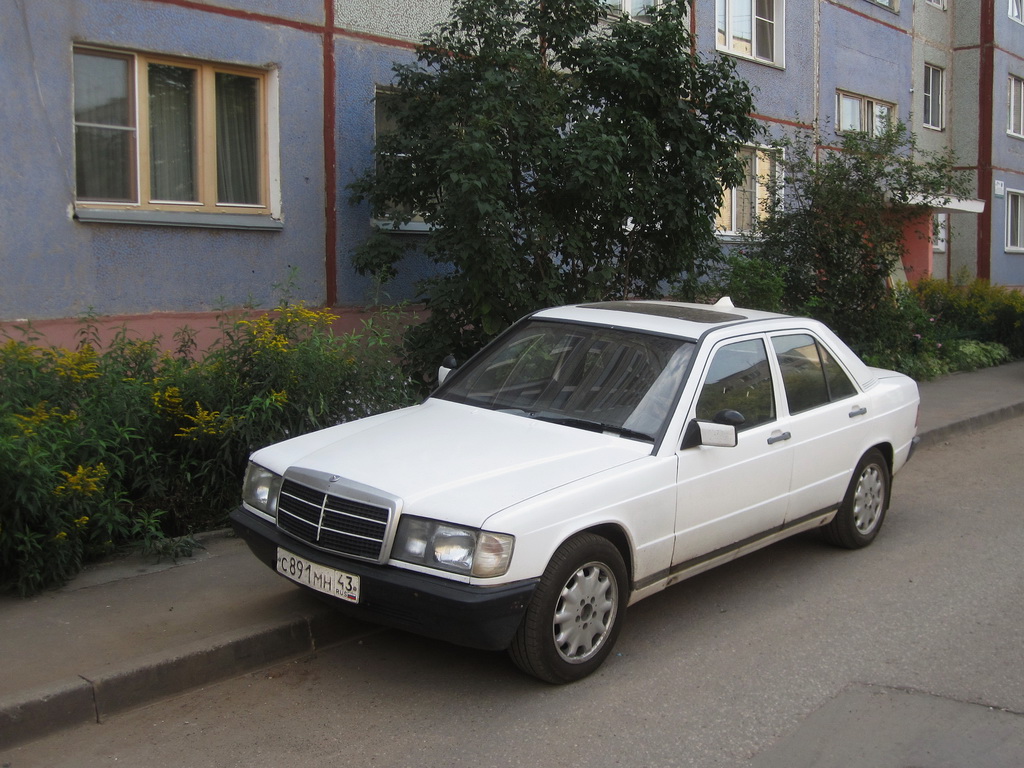 Кировская область, № С 891 МН 43 — Mercedes-Benz (W201) '82-93