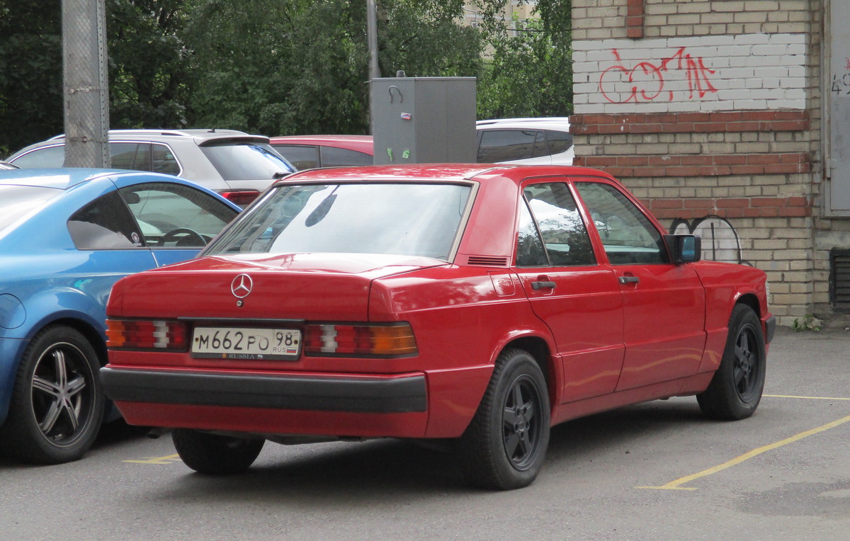 Санкт-Петербург, № М 662 РО 98 — Mercedes-Benz (W201) '82-93