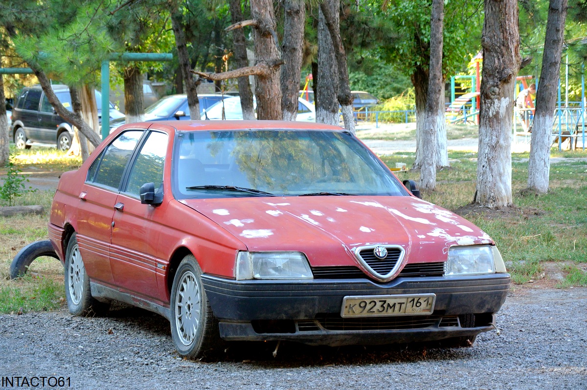 Ростовская область, № К 923 МТ 161 — Alfa Romeo 164 '87-98