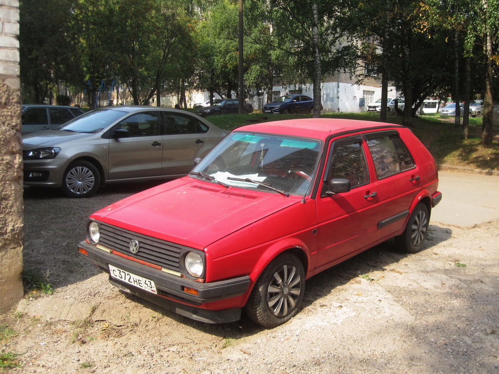 Кировская область, № С 372 НЕ 43 — Volkswagen Golf (Typ 19) '83-92