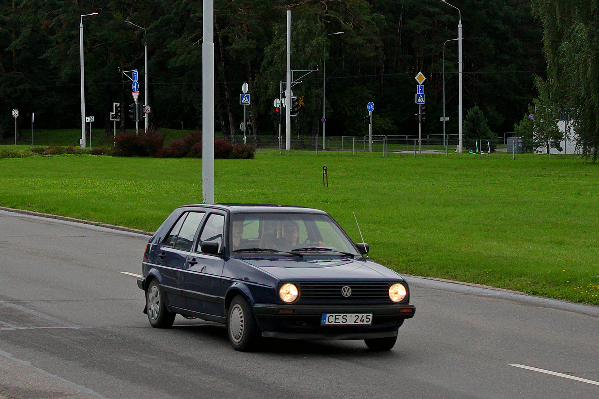 Литва, № CES 245 — Volkswagen Golf (Typ 19) '83-92