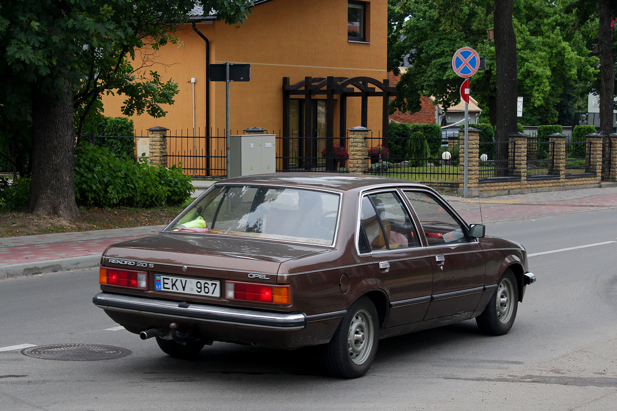 Литва, № EKV 967 — Opel Rekord (E1) '77-82