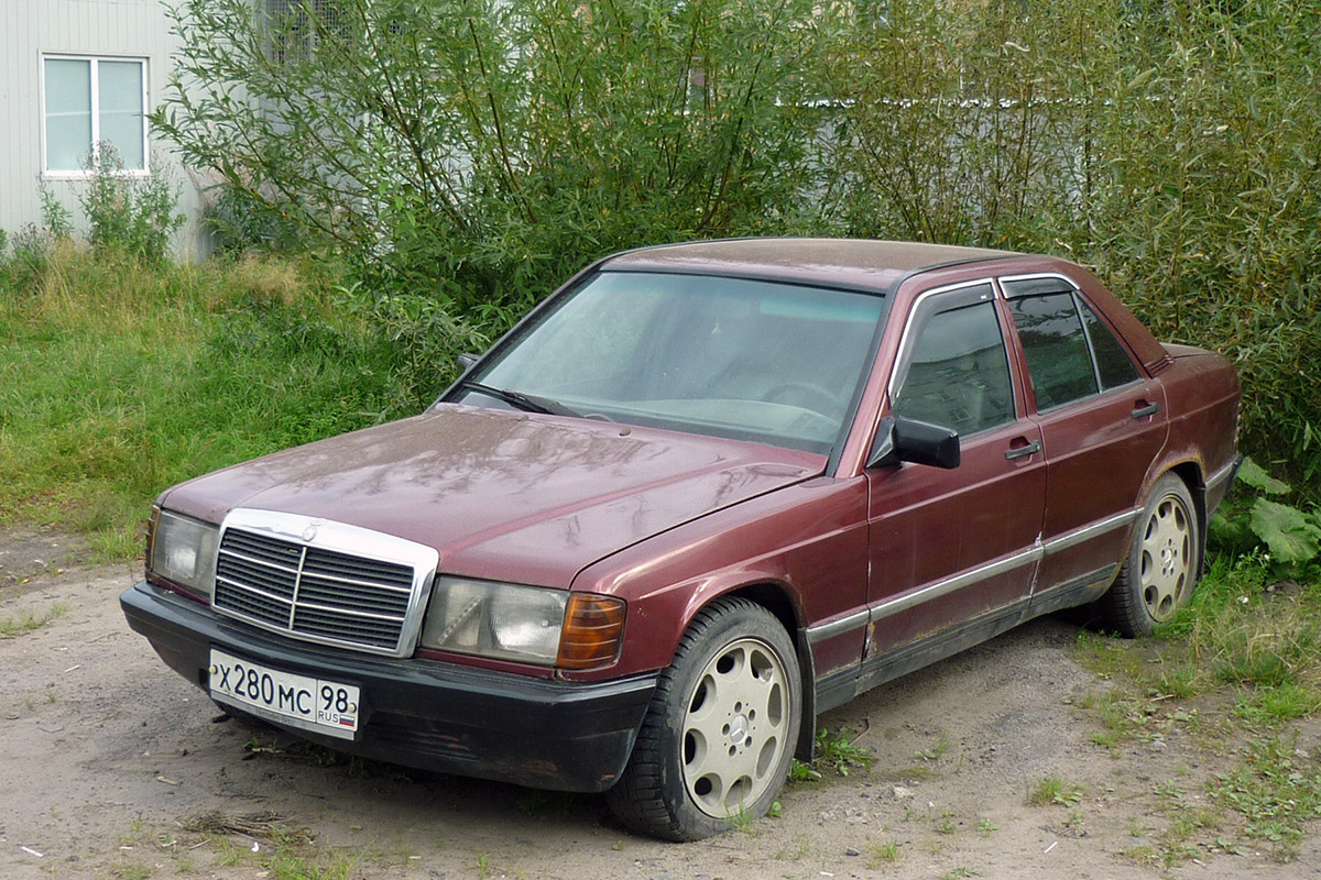 Санкт-Петербург, № Х 280 МС 98 — Mercedes-Benz (W201) '82-93