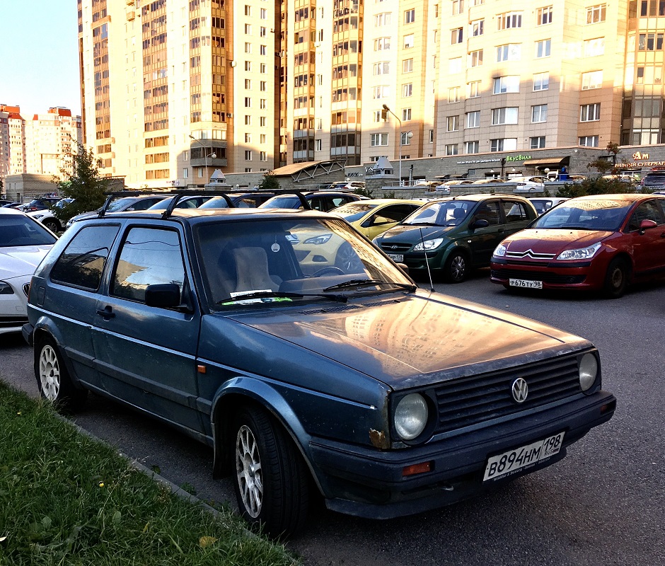 Санкт-Петербург, № В 894 НМ 198 — Volkswagen Golf (Typ 19) '83-92