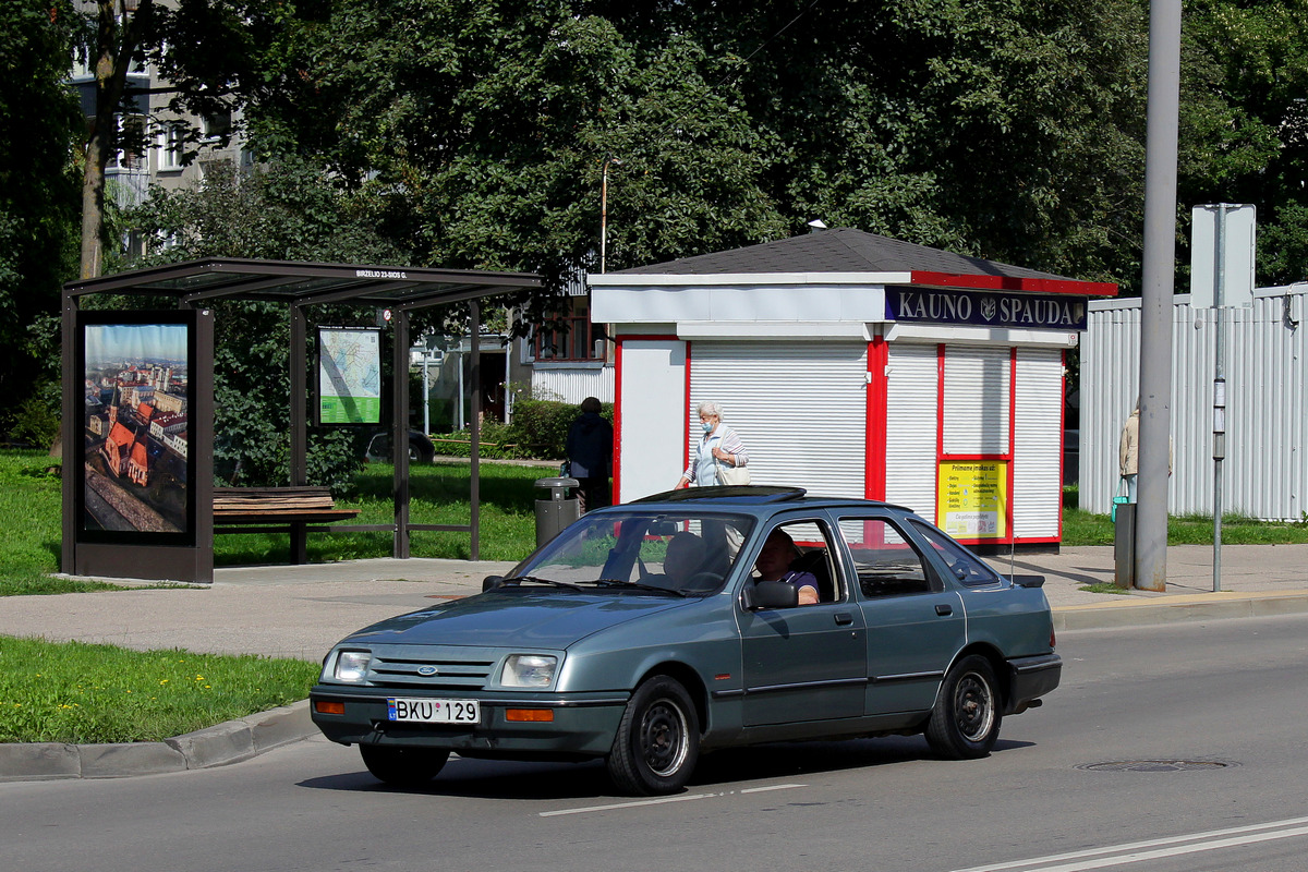 Литва, № BKU 129 — Ford Sierra MkI '82-87