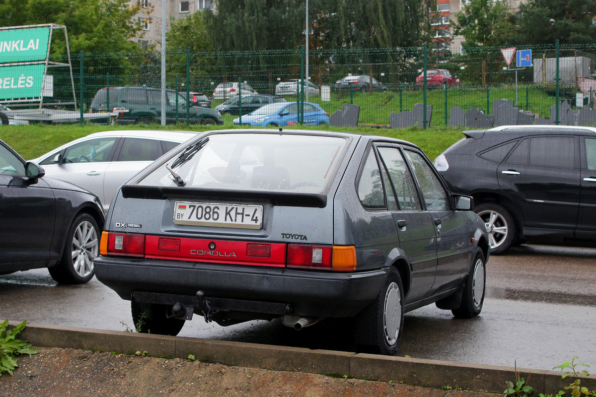 Гродненская область, № 7086 КН-4 — Toyota Corolla (E80) '83-87