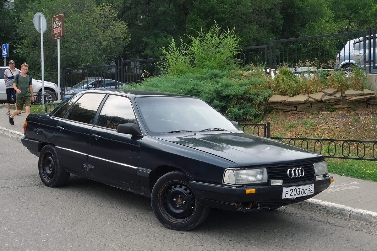 Саратовская область, № Р 203 ОС 58 — Audi 100 (C3) '82-91