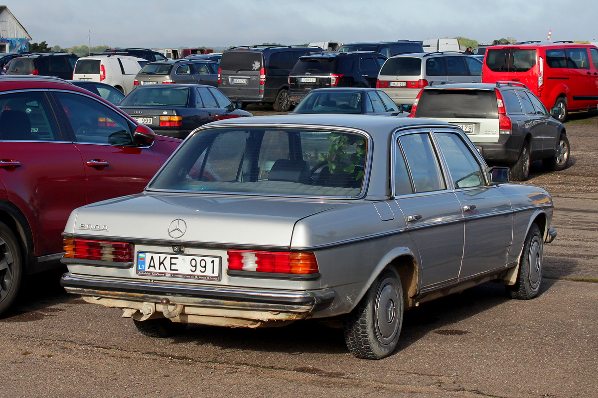 Литва, № AKE 991 — Mercedes-Benz (W123) '76-86; Литва — Retro mugė 2021 ruduo