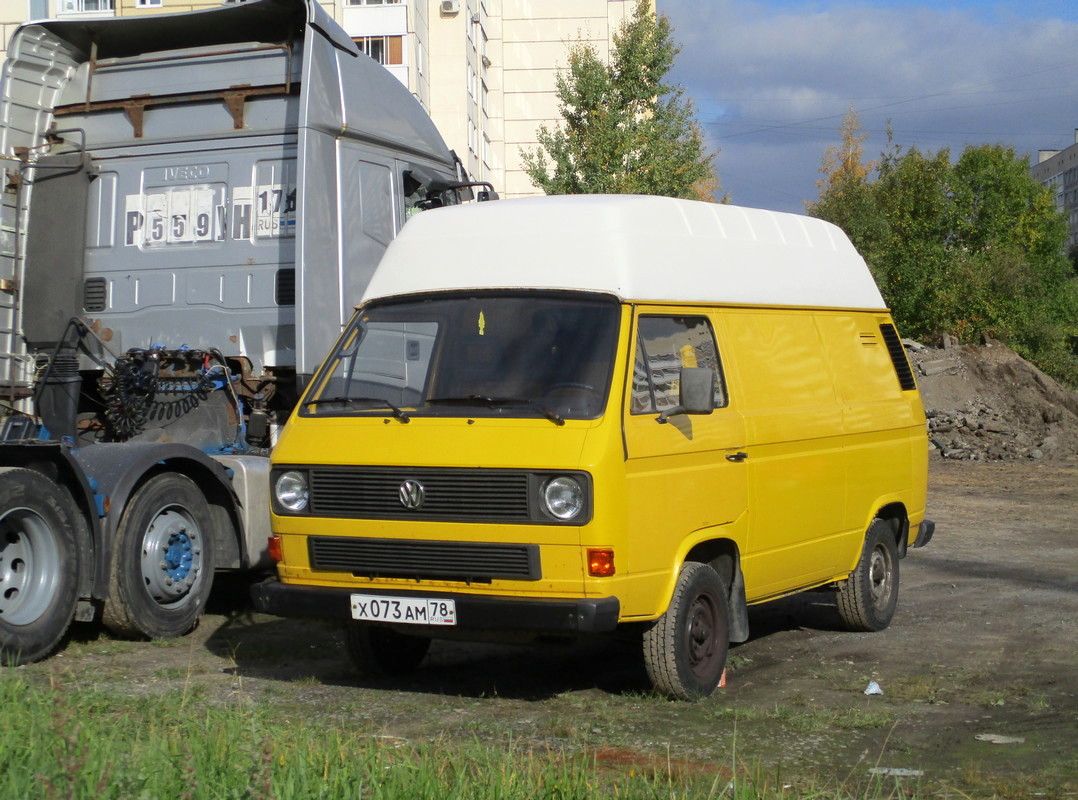 Санкт-Петербург, № Х 073 АМ 78 — Volkswagen Typ 2 (Т3) '79-92