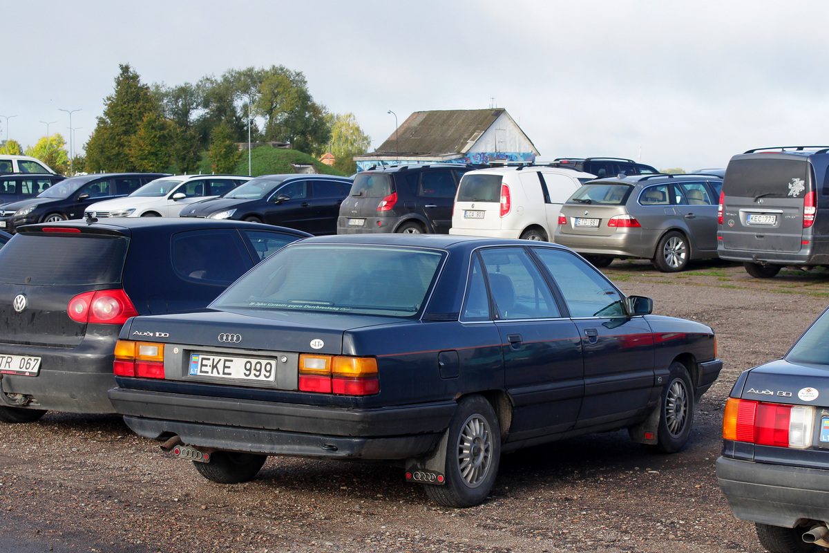 Литва, № EKE 999 — Audi 100 (C3) '82-91; Литва — Retro mugė 2021 ruduo