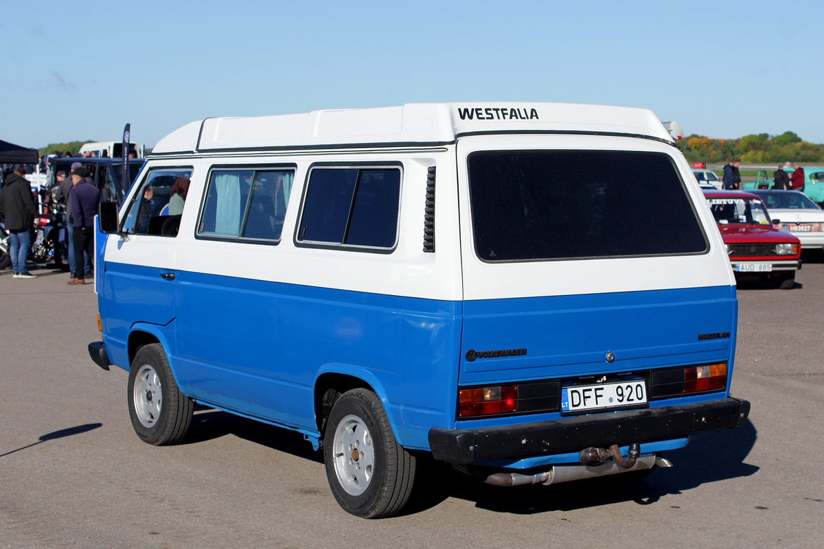 Литва, № DFF 920 — Volkswagen Typ 2 (Т3) '79-92; Литва — Retro mugė 2021 ruduo