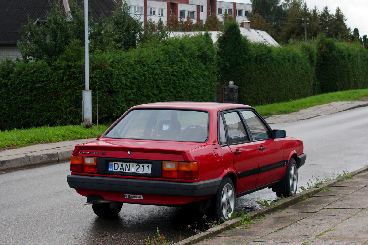 Литва, № DAN 211 — Audi 80 (B2) '78-86