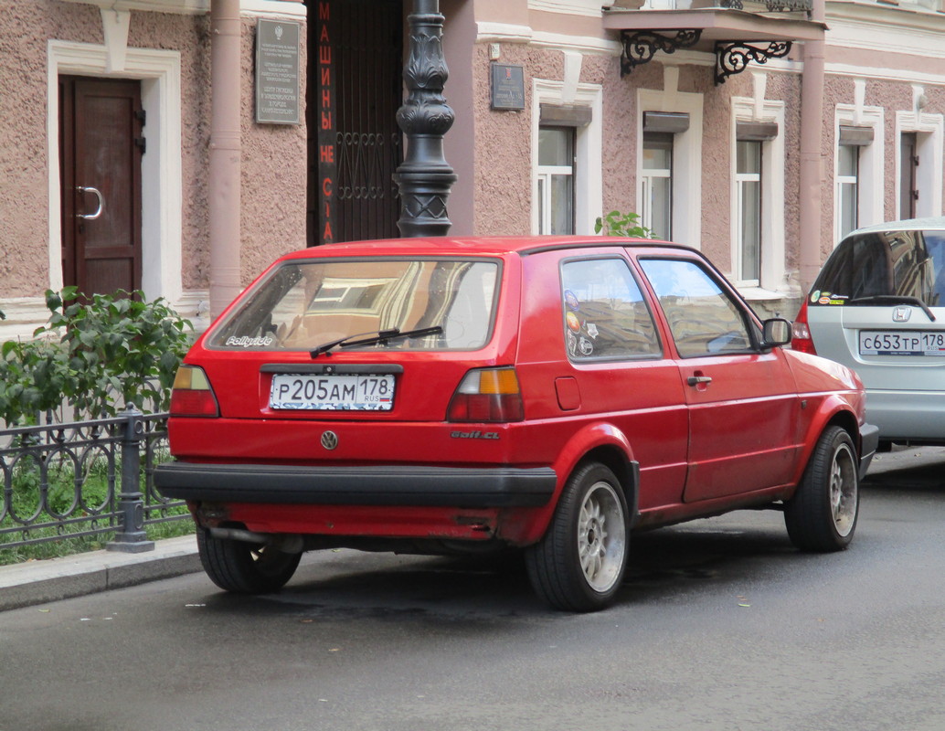 Санкт-Петербург, № Р 205 АМ 178 — Volkswagen Golf (Typ 19) '83-92
