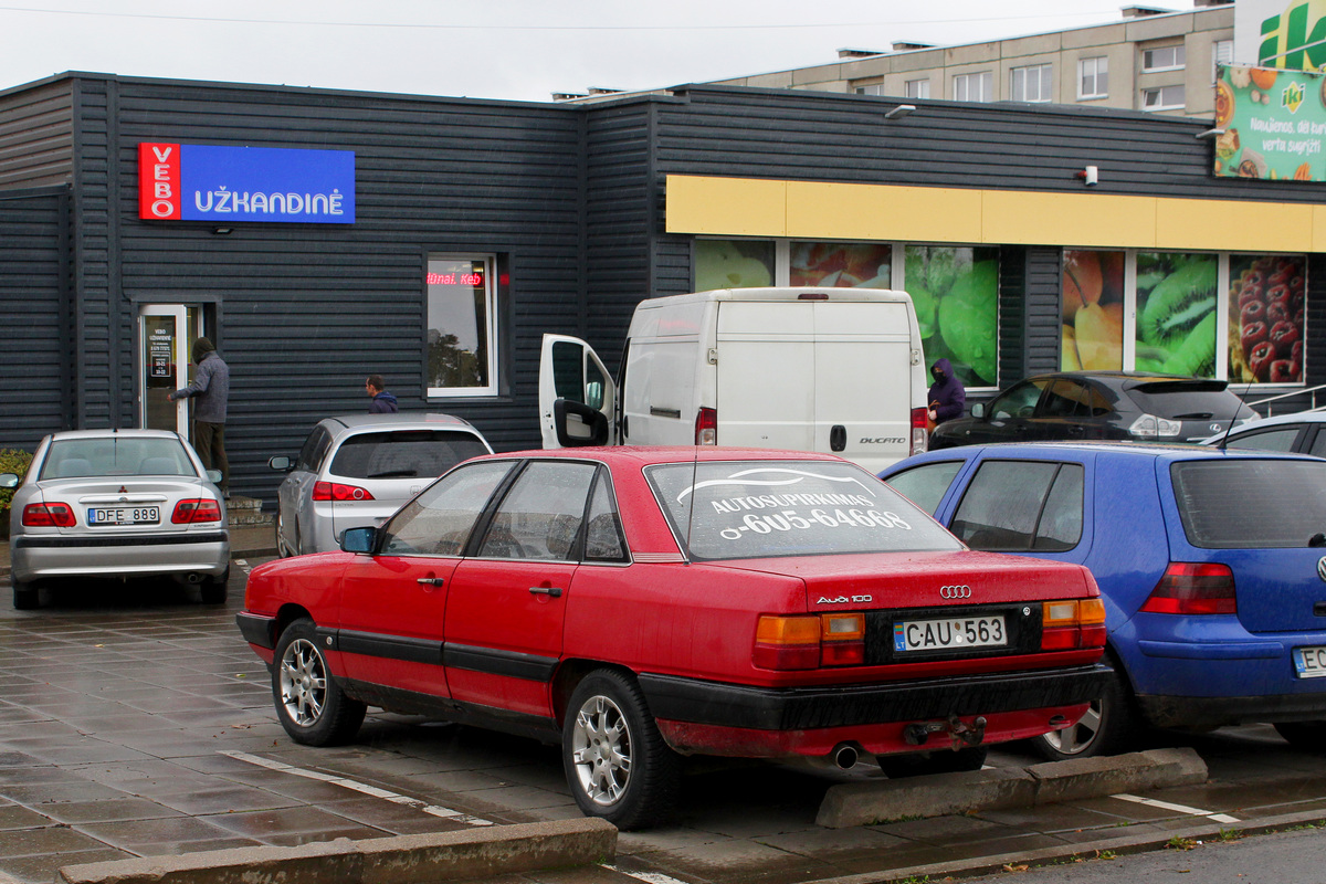 Литва, № CAU 563 — Audi 100 (C3) '82-91