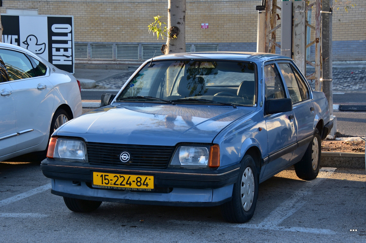 Израиль, № 15-224-84 — Opel Ascona (C) '81-88