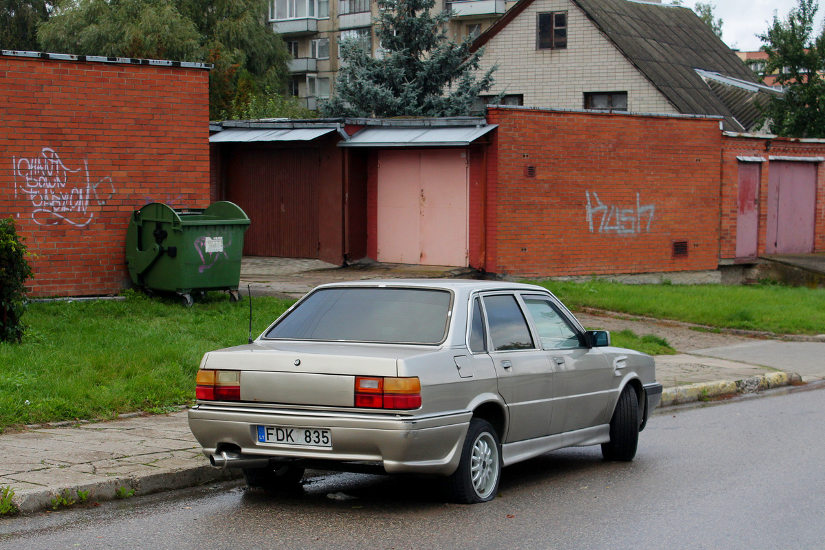 Литва, № FDK 835 — Audi 90 (B2) '84-86