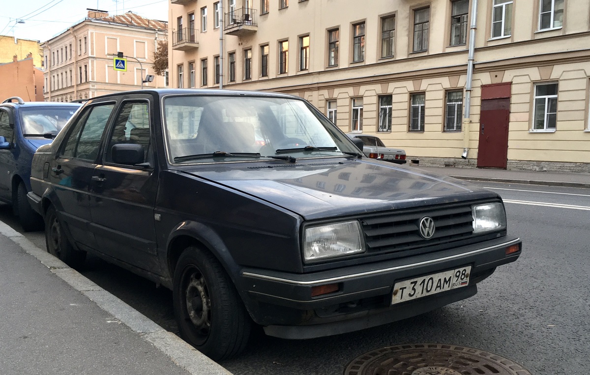 Санкт-Петербург, № Т 310 АМ 98 — Volkswagen Jetta Mk2 (Typ 16) '84-92