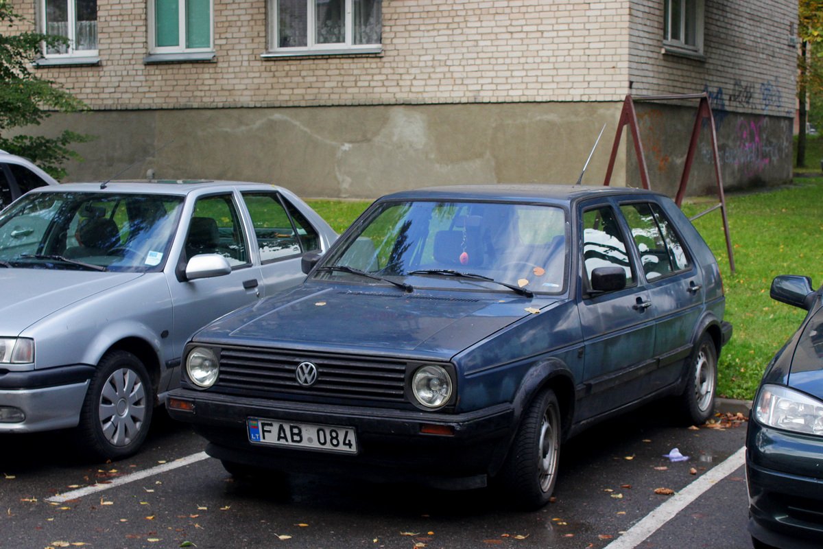 Литва, № FAB 084 — Volkswagen Golf (Typ 19) '83-92