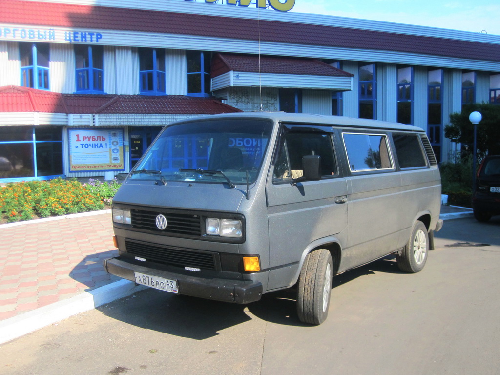 Кировская область, № А 876 РО 43 — Volkswagen Typ 2 (Т3) '79-92