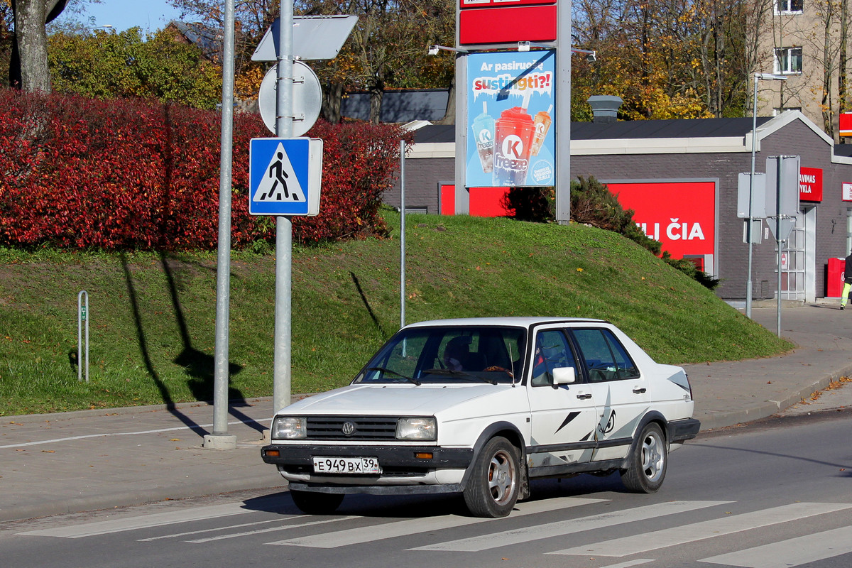 Калининградская область, № Е 949 ВХ 39 — Volkswagen Jetta Mk2 (Typ 16) '84-92