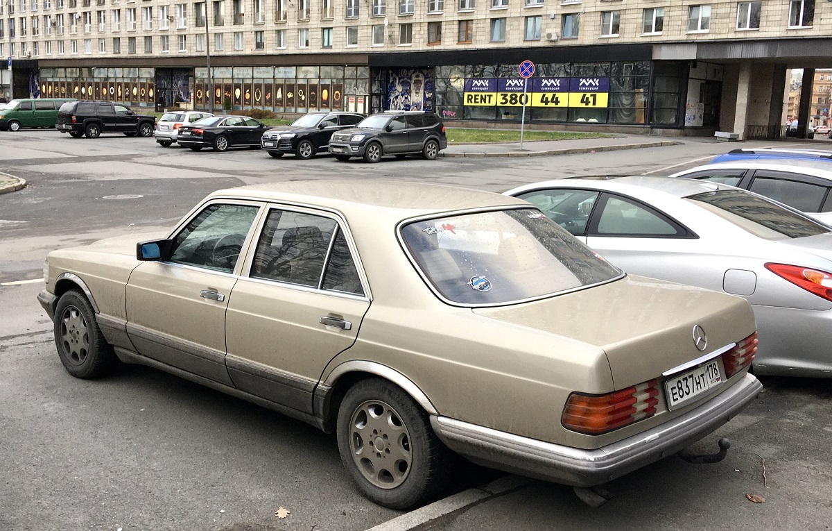 Санкт-Петербург, № Е 837 НТ 178 — Mercedes-Benz (W126) '79-91