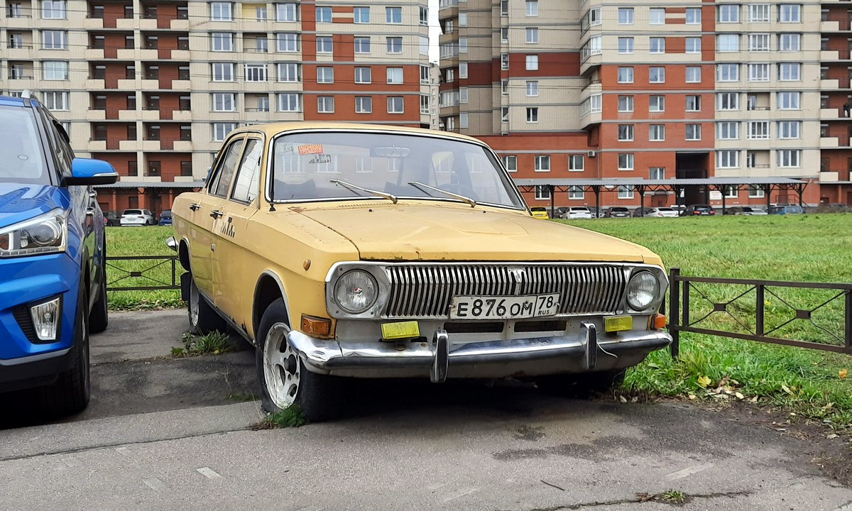 Санкт-Петербург, № Е 876 ОМ 78 — ГАЗ-24 Волга '68-86