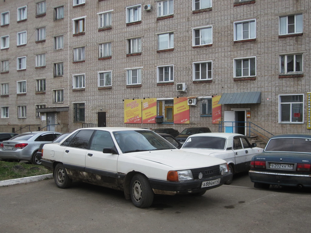 Кировская область, № А 884 МТ 43 — Audi 100 (C3) '82-91