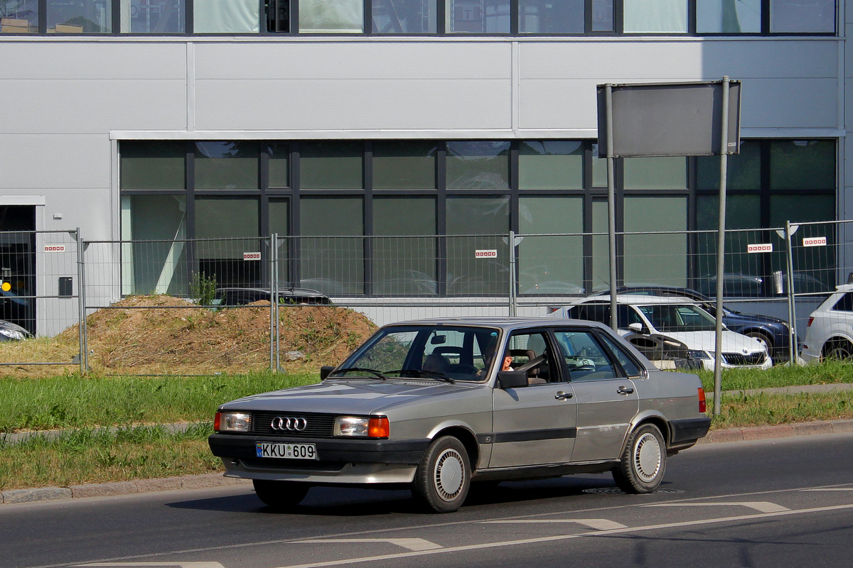 Литва, № KKU 609 — Audi 80 (B2) '78-86
