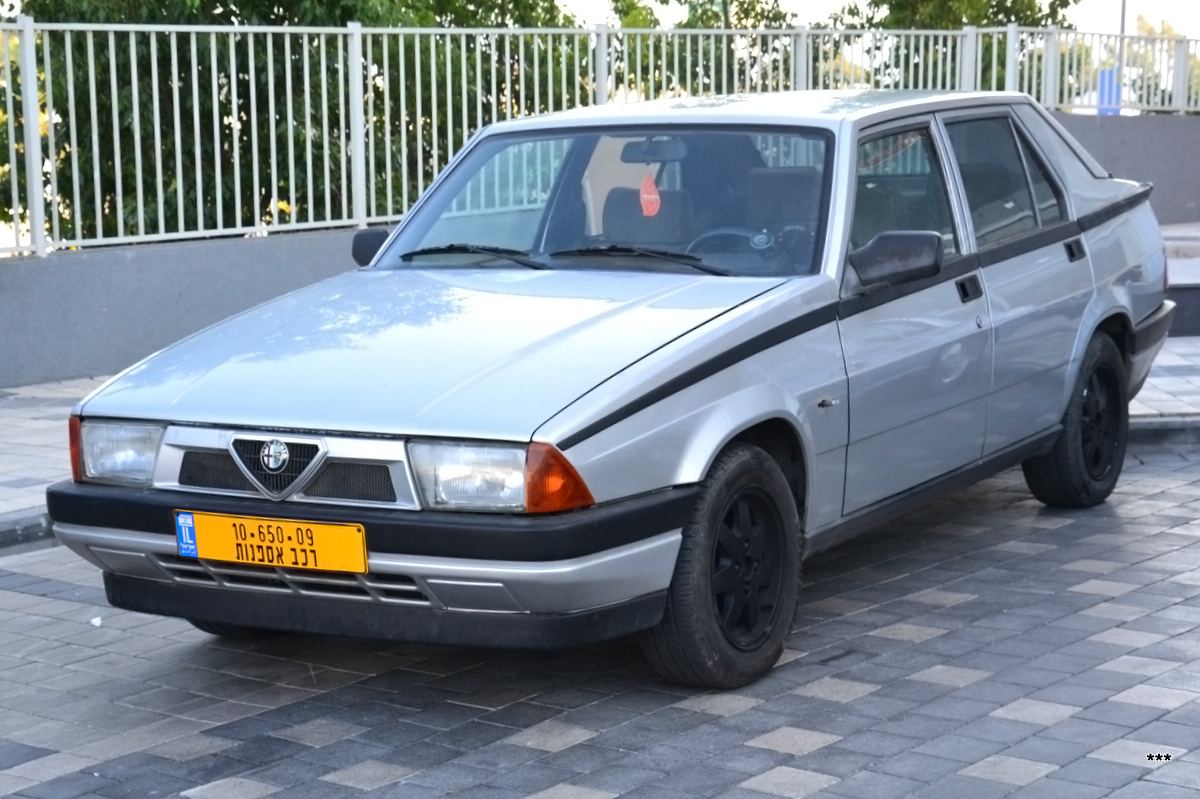 Израиль, № 10-650-09 — Alfa Romeo 75 '85-92