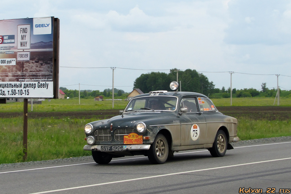 Великобритания, № SVF 512G — Volvo Amazon (P120/130/220) '56-70; Ралли Пекин — Париж (Алтайский край)